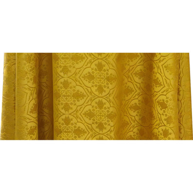 Capa pluvial cor damasco dourado