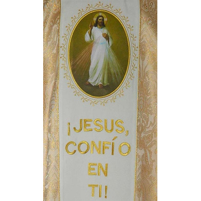 Casulla dourada Divina Misericórdia