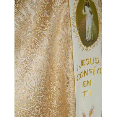 Casulla dourada Divina Misericórdia