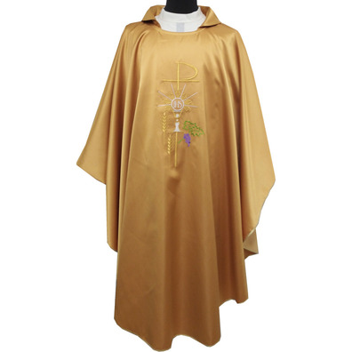 Casulla com ribetes dorado