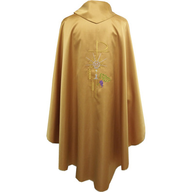 Casulla com ribetes dorado
