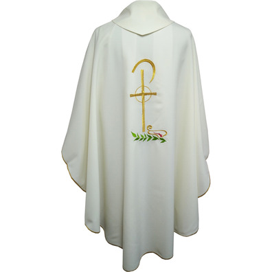 Casulla sacerdotal bordada | Preço econômico beige