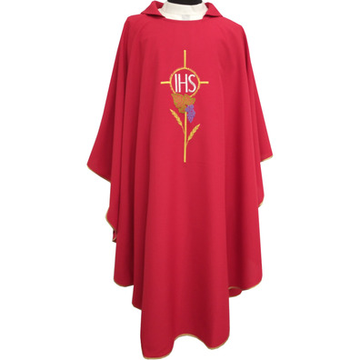 Casullas baratas para sacerdotes em cor vermelha