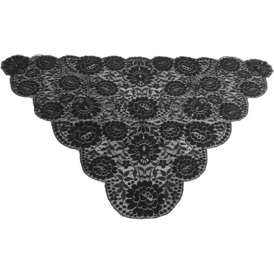 Mantilla preta triangular | Comprar online