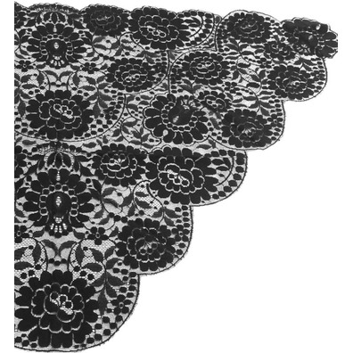 Mantilla preta triangular | Comprar online