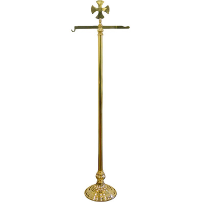 Porta-incensário de bronze com Cruz