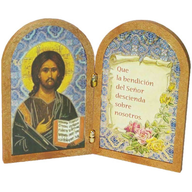 Díptico de Bendições para mesa Pantocrator