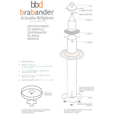 Dispensador automático da Água Bendita