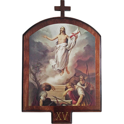 Via Crucis de madeira | 15 estações madeira