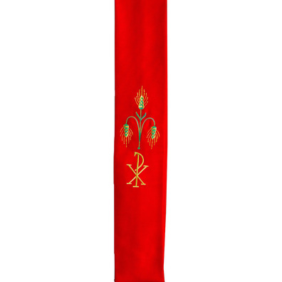 Estola de terlenka à venda nas quatro cores vermelho