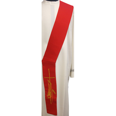 Estolas para diáconos | Quatro cores vermelho