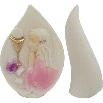 Figura religiosa | Lembro-me de 1a Comunhão para menina