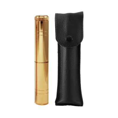 Hissope litúrgico de 17 cm. com estojo dourado