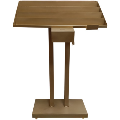 Lampadário para igreja fabricado em forja | Cor dourada