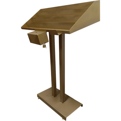 Lampadário para igreja fabricado em forja | Cor dourada