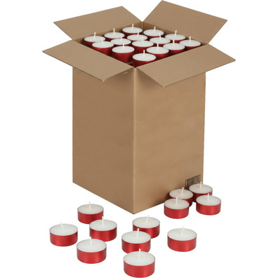 Velas tealight com recipiente | Caixa com 780 tealights