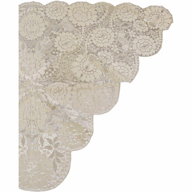 Mantilla bege de mulher