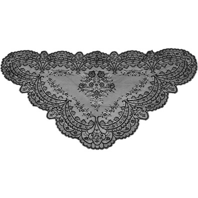Mantilla espanhola negra para Semana Santa