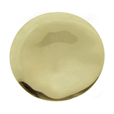 Patena de metal polido - 10 cm de diâmetro