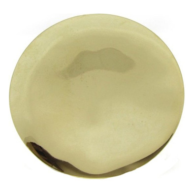 Patena de metal polido - 12 cm de diâmetro