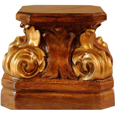 Peana para Santo | Pedestal para figuras madeira
