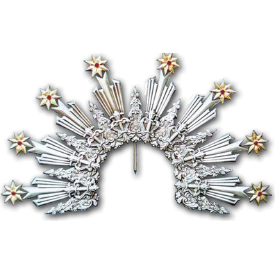 Diadema com estrelas e brilhantes