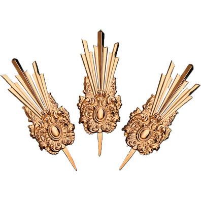 Potência para figura de Cristo banho de ouro