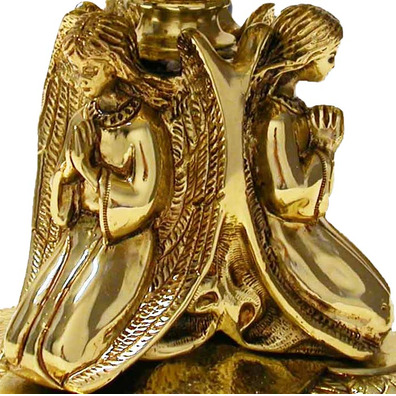 Suporte de bronze para sagrario