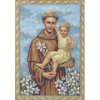 Tapiz de San Antonio de Padua com o Menino