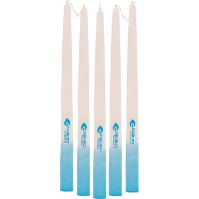5 Velas de Lourdes para procissão