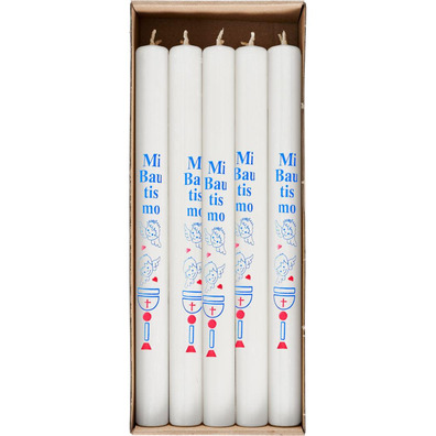Velas de Bautizo para criança e menina | 10 velas