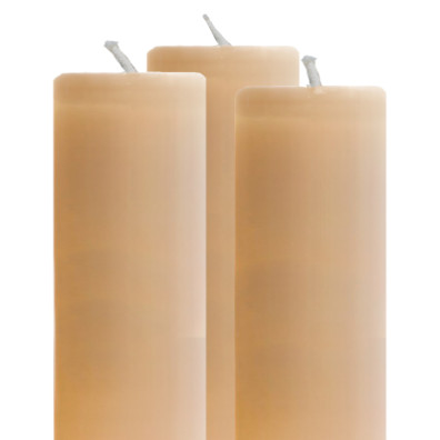 Vela de cera para altar | 5 cm. diâmetro