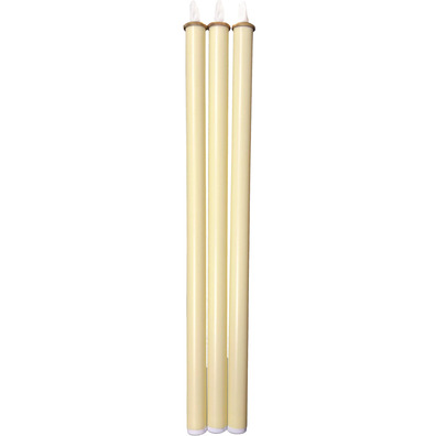 4 velas para processões a pilhas | 70 cm. de comprimento