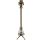 Candelabro de pé | Ferro forjado dourado