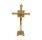 Cruz de mesa de metal dourado