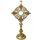 Custodia de bronze com Cruz e base circular