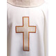 Casulla quatro cores | Bordado Cruz latina beige