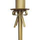 Candeleiro de forja dourado
