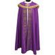 Capa pluvial cor damasco roxo