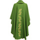 Casulla bordada com Cruces douradas verde