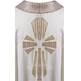 Casulla de lana com Cruz de seda beige