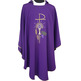Casulla com ribetes morado