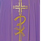 Casulla nas quatro cores litúrgicos | Poliéster morado