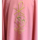 Casulla bordada | Casulla em seis cores rosa