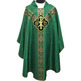 Casullas para sacerdotes | Damasco e veludo verde