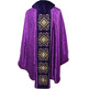 Casulla com pescoço e estónio de veludo morado