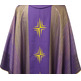 Casulla em quatro cores | Bordados Cruz morado