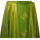 Casulla em quatro cores | Bordados Cruz verde