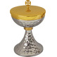 Copão sagrado acabamento plateado e dourado