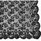 Mantilla retangular preta para Semana Santa